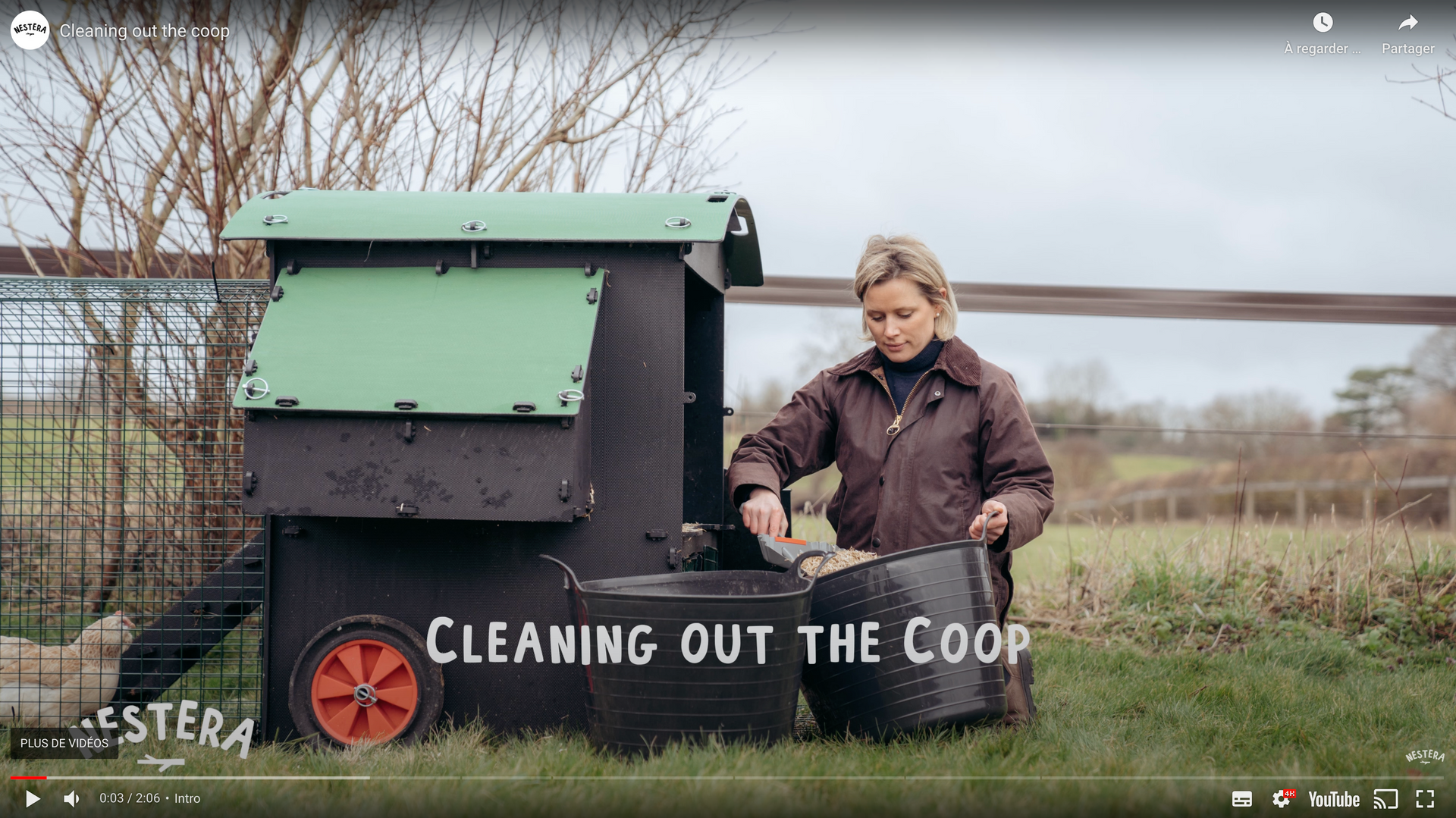 Charger la vidéo : How to clean a nestera coop